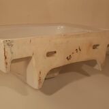 Vintage 60s washbasin in enamelled stoneware