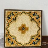 Ceramic and wood trivet