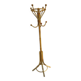 Rattan coat rack