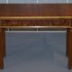 Pair of console tables David Linley 1993 walnut burr