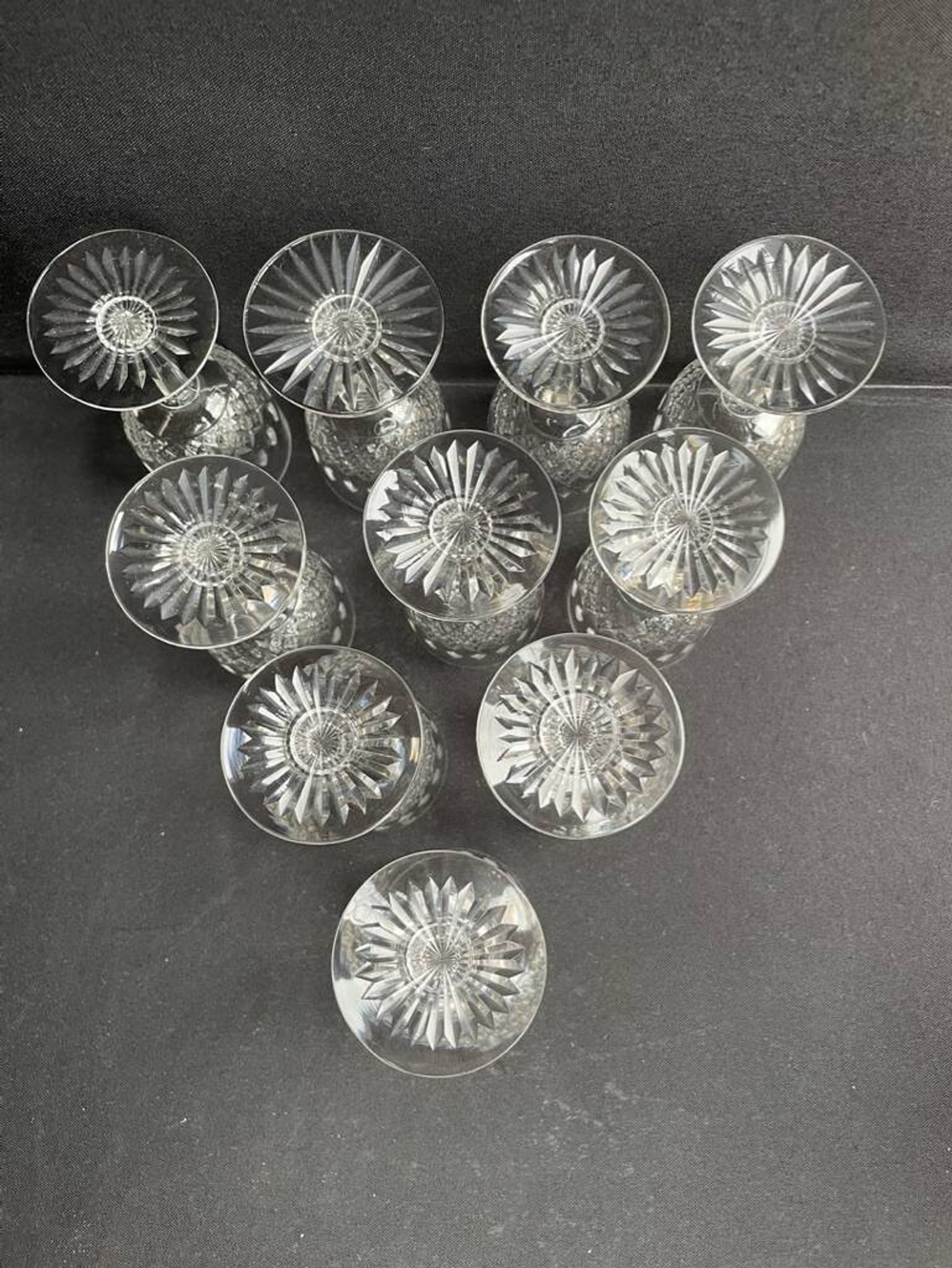 10 Verres à porto Baccarat taille 5475