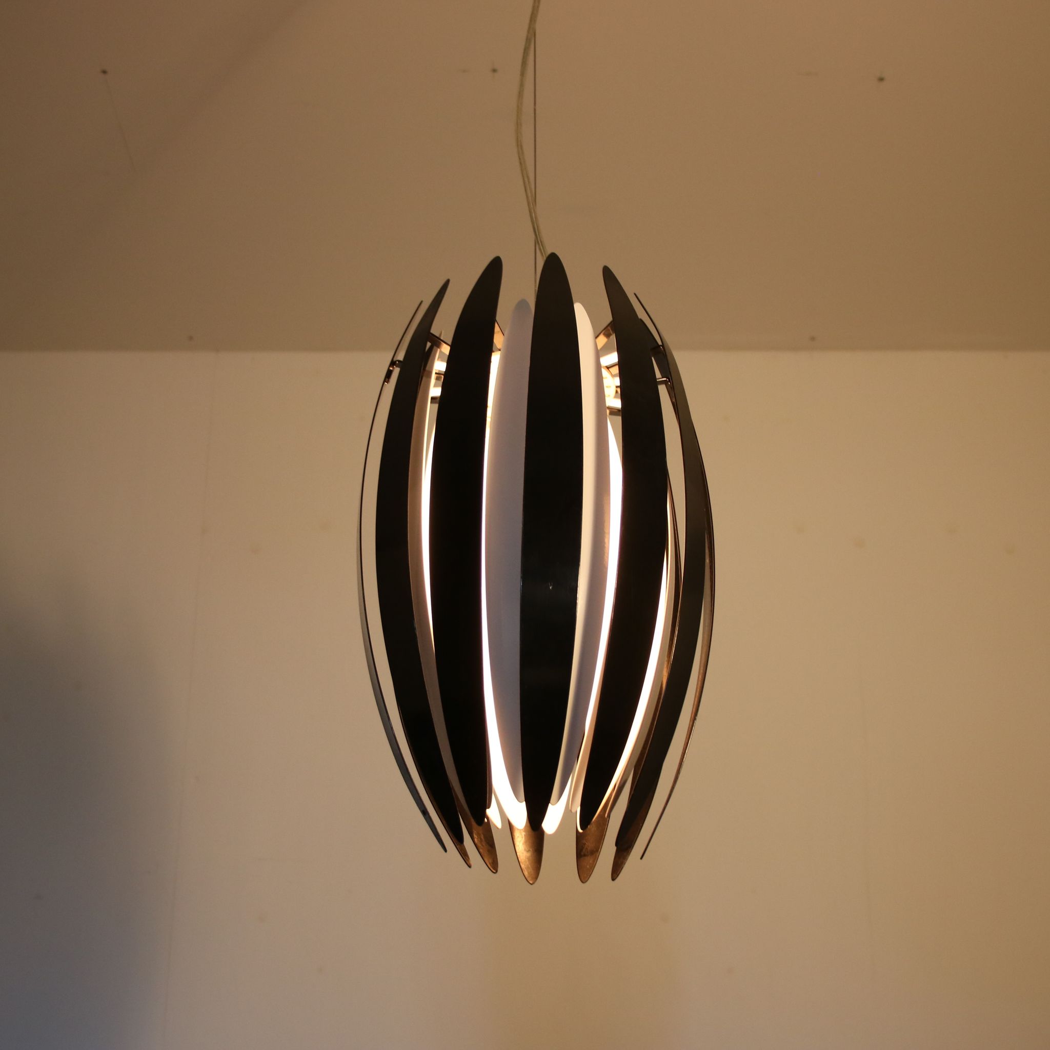 1980s “Jaws” Hanging lamp by Frandsen, Denmark