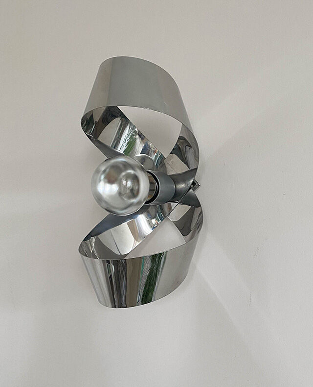 Aluminum knot wall lamp