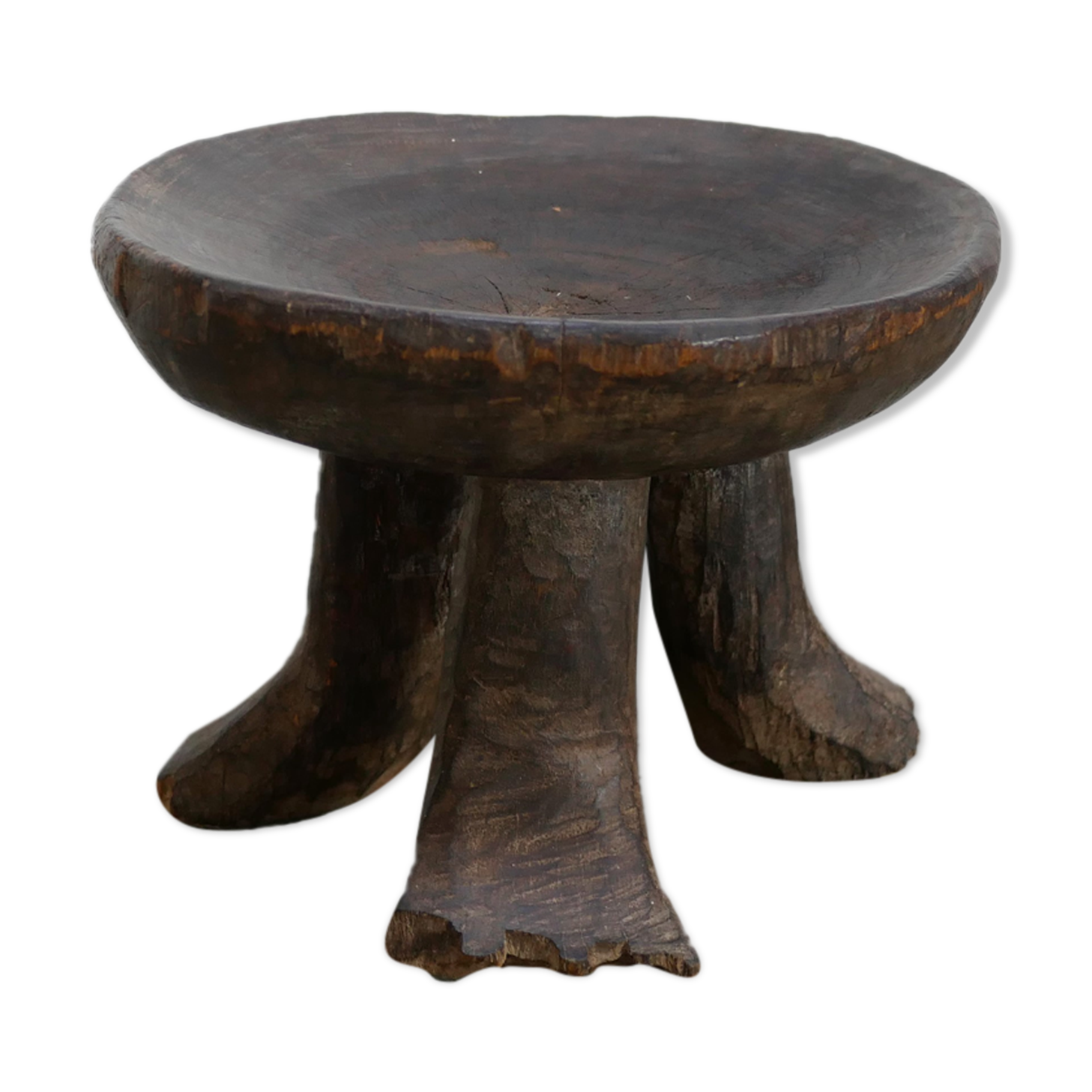 Antique African wooden stool