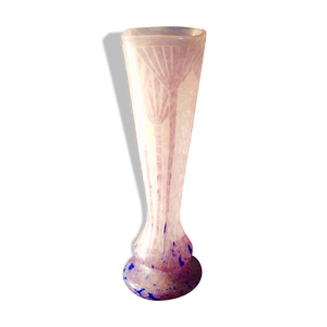 Vase 48 cm décor de papyrus le