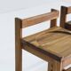 Tabourets de bar vintage en bois 1960, set de 4