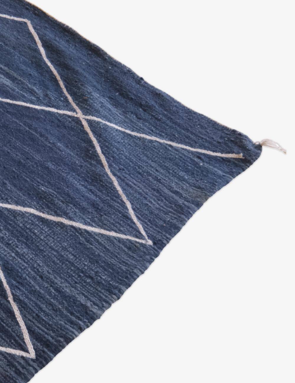 Tapis Kilim Bleu - 297 x 195 cm