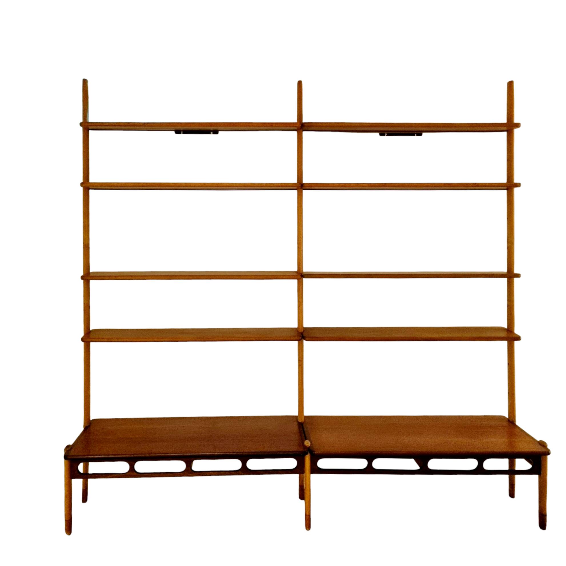 Scanflex William Watting shelving unit bookcase 1950s fifties Fristho Danish Dutch design