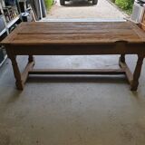 19th oak farm table