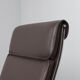 Una leather office chair by ICF, Italy, 1990s