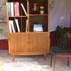 Vintage oak chest of drawers with vinyl storage, Year 1960. Ref Willy