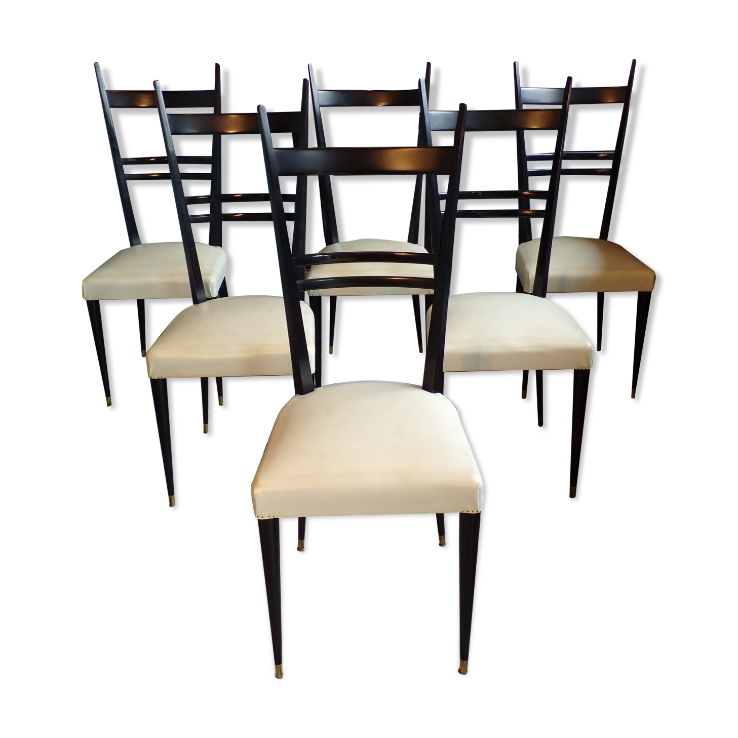 Suite 6 Italian chairs 1960