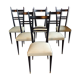 Suite 6 Italian chairs 1960