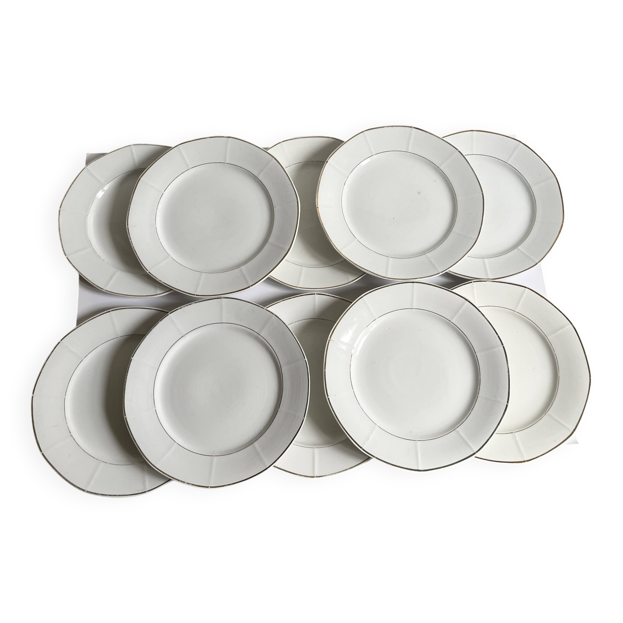 Assiettes porcelaine vintage