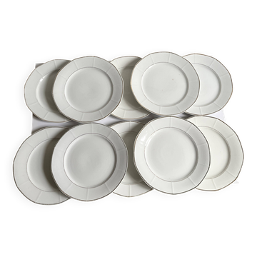 Assiettes porcelaine vintage