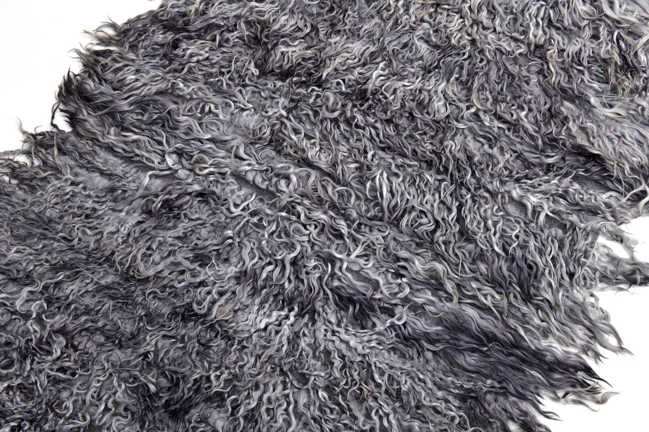 3x11 Gray Handmade %100 Wool Moroccan Runner Rug, 106x345Cm SK70382