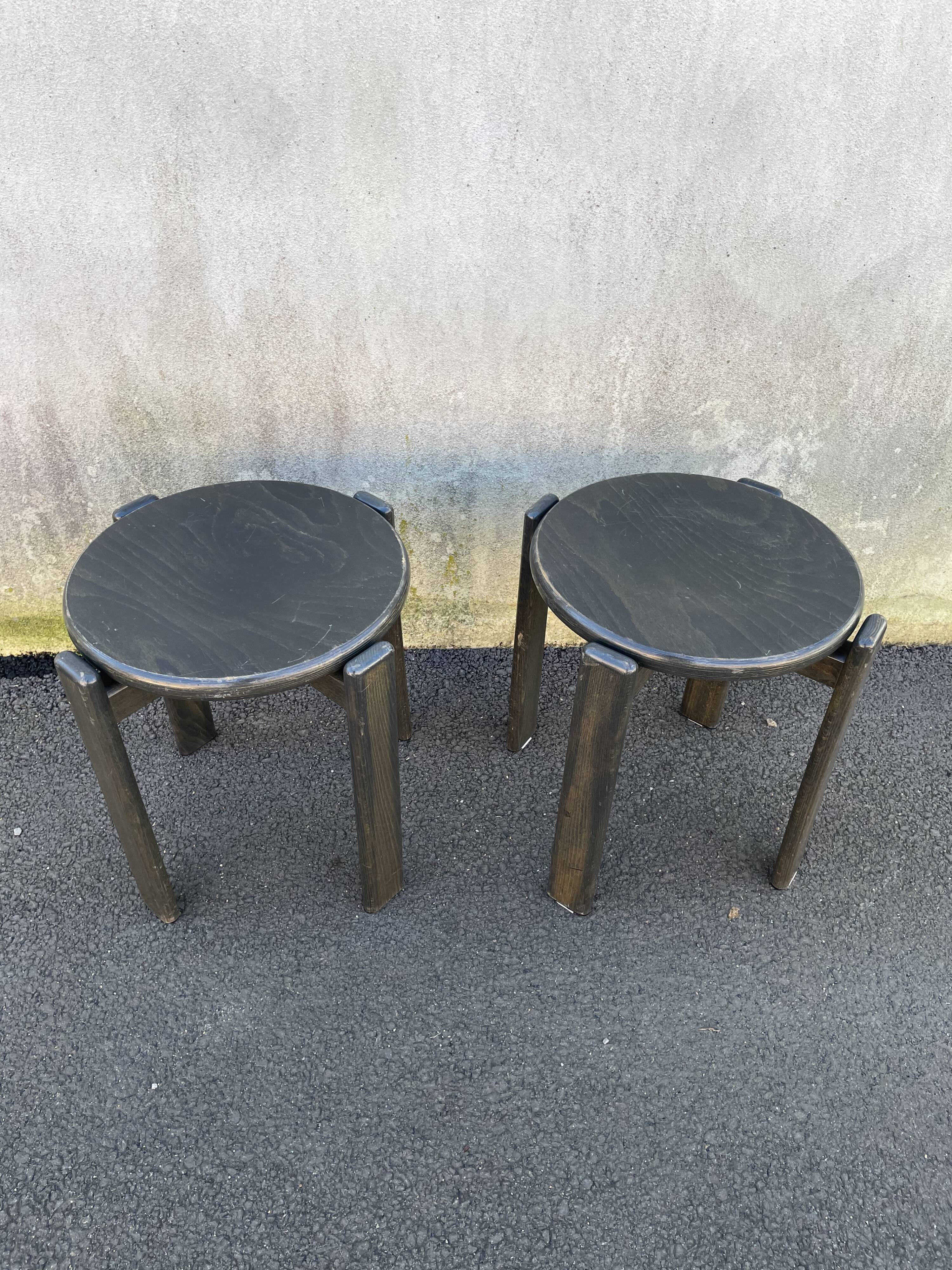 Solid pine stools 1980