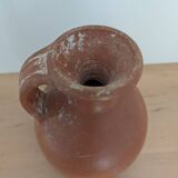 Terracotta amphora vase