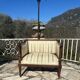 Low armchair in finely carved wood in the Louis XVI style from the 19th century