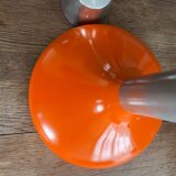 Space age orange 70s pendant light