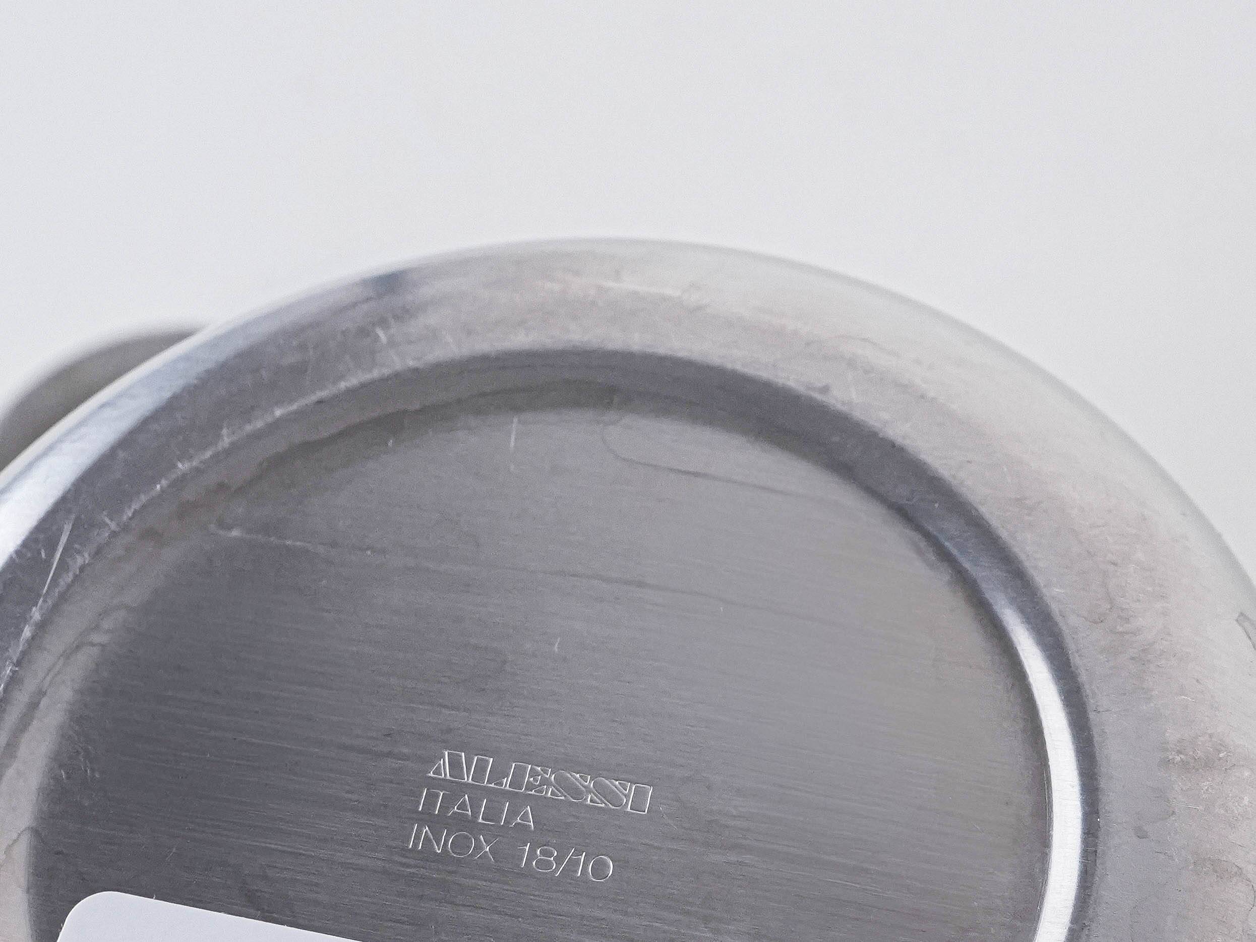 Ice bucket, Italian design, 1970s, manufactured by Alessi