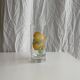 Set of 5 vintage fruit-patterned glasses