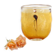 Beautiful mouth-blown bubble glass vase