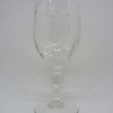 5 old engraved walking glasses