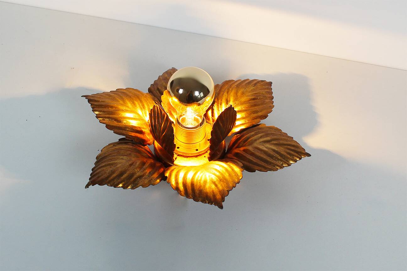 Petite Italian Florentine Flush Mount Light by Banci Firenze