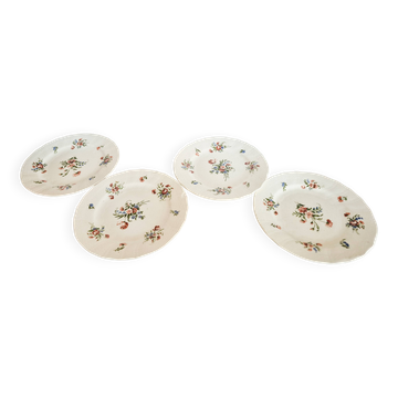 4 bowls or bread plates in earthenware, Villeroy and Boch
