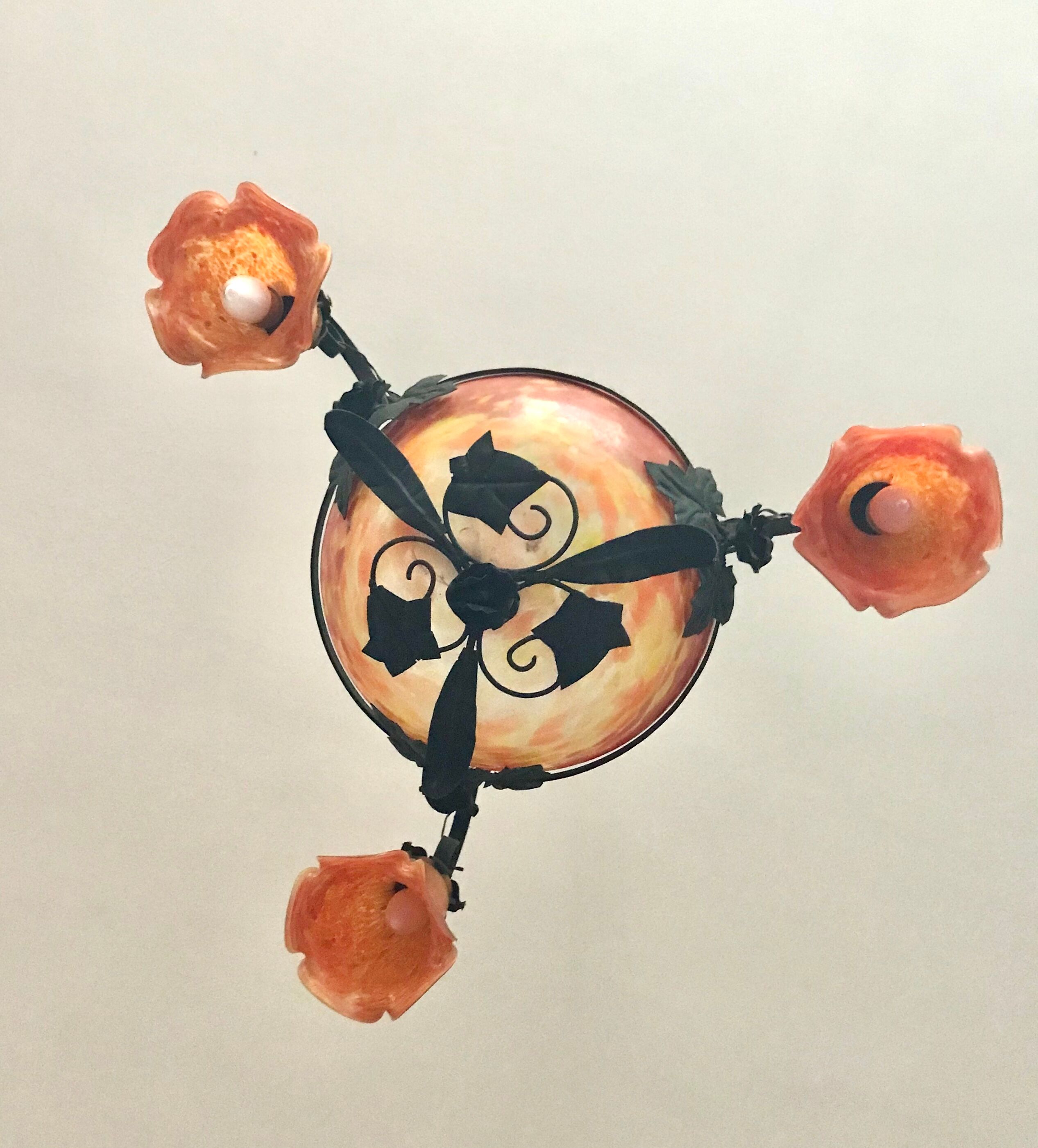 Chandelier glass paste art deco