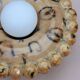 Luna Tall Leopard Moka 3 Wall Lamp