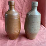 Set of 2 stoneware bottles