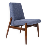 Navy blue Mid-Century armchair, model 300-227, Europe, 1960s