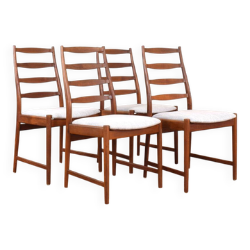 Danish teak dining chairs by Torbjörn Afdal for Vamo, 1960s, set of 4.