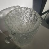 Eau à glace en verre du milieu du siècle