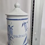 Pharmacy pot in earthenware from Longchamp Digitalis