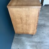 Vintage chest of drawers with compass feet