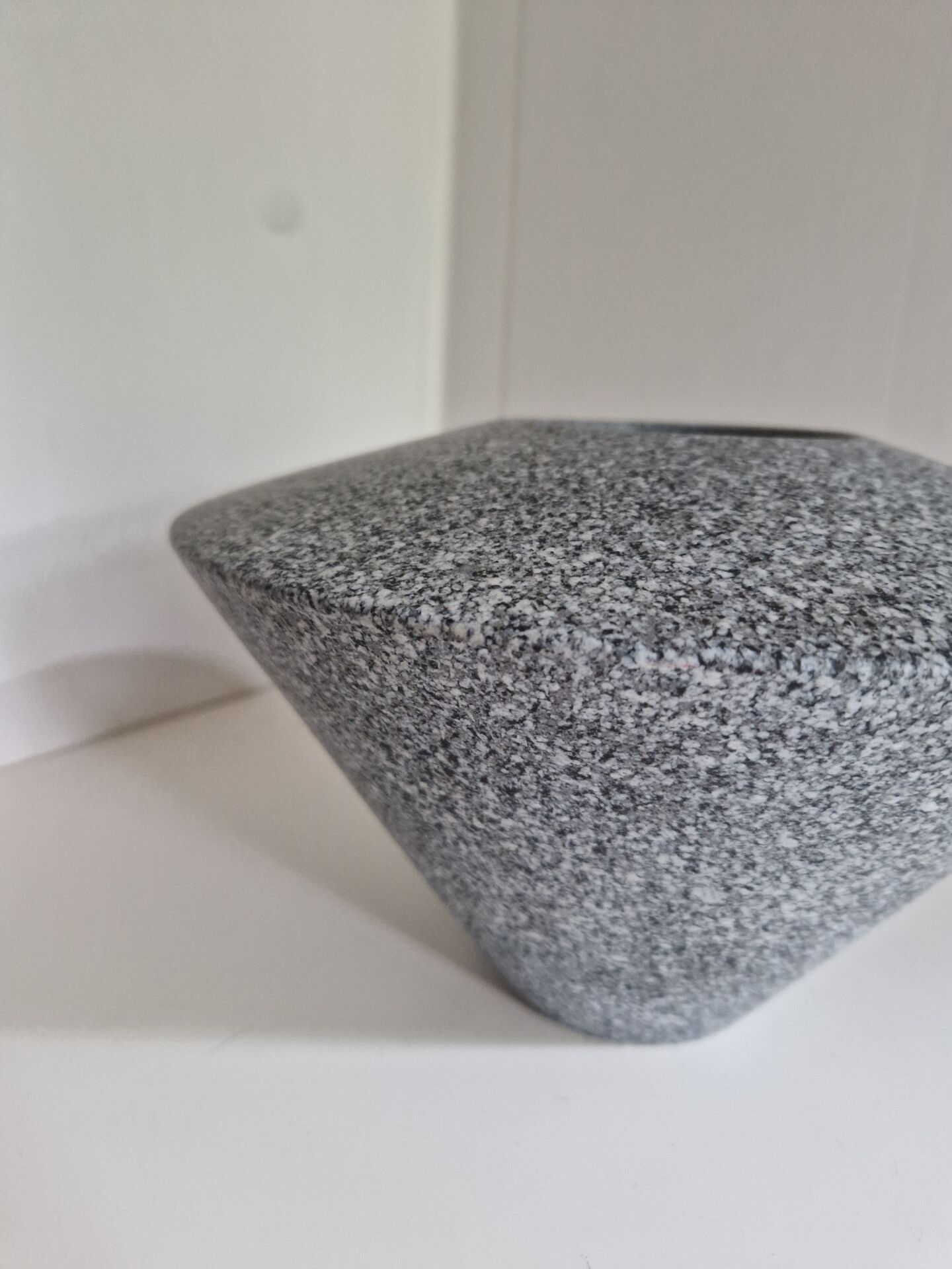 Vase Ovni Ufo Gris Moucheté Claude Dumas