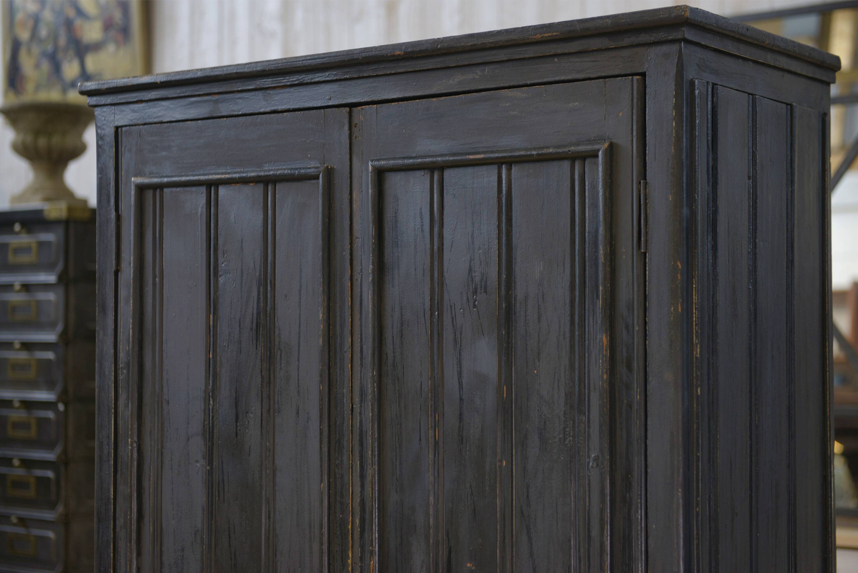 Distressed wardrobe from the 1950s.