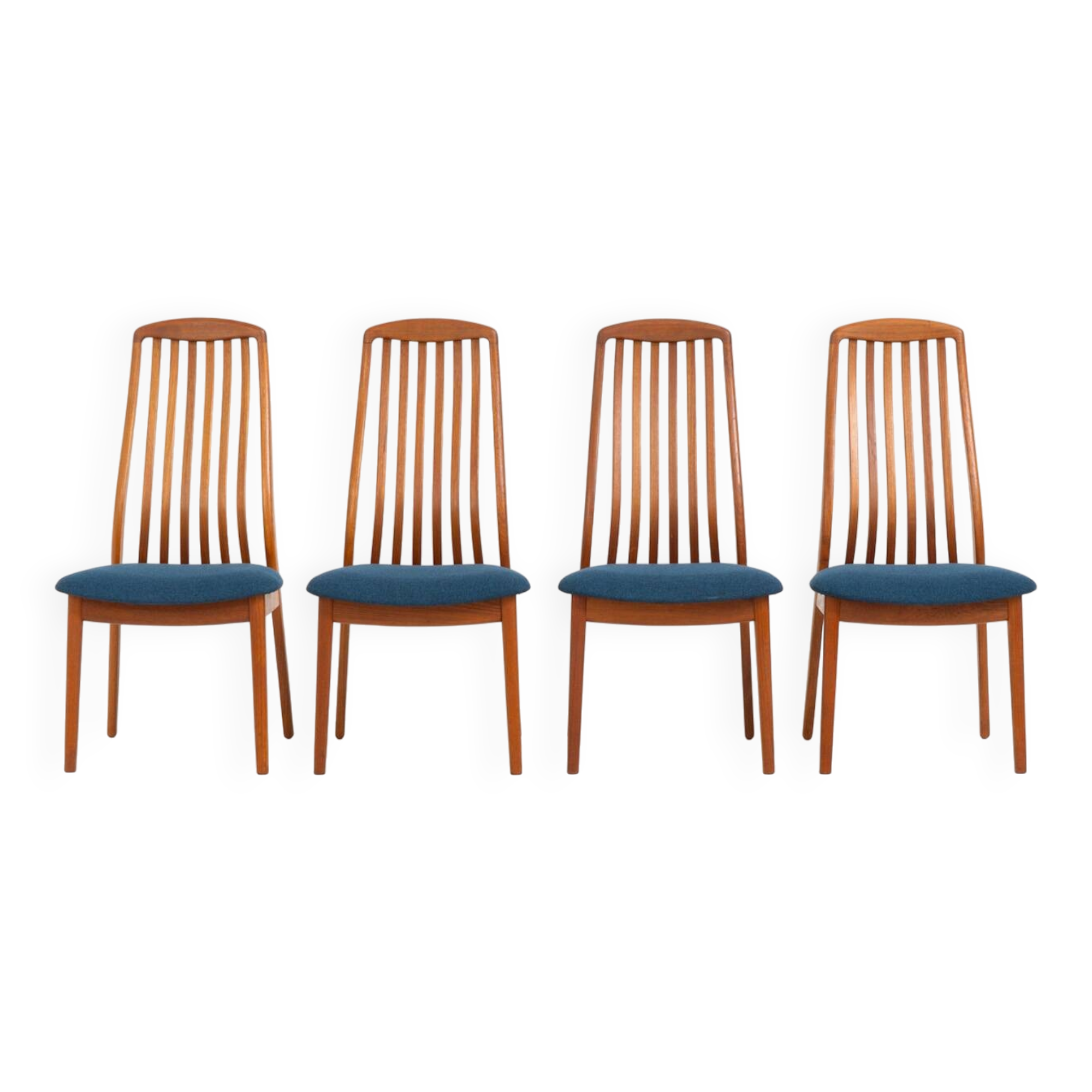 Ensemble de 4 chaises de salle à manger par Kai Kristiansen pour Schou Andersen