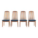 Ensemble de 4 chaises de salle à manger par Kai Kristiansen pour Schou Andersen