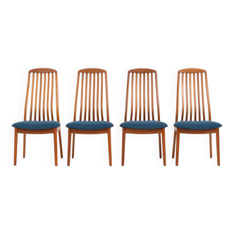 Ensemble de 4 chaises de salle à manger par Kai Kristiansen pour Schou Andersen
