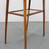 1960s Side Table in Oak Finish , Czechoslovakia