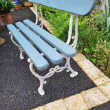 Banc de jardin 2 places en fonte XIXème