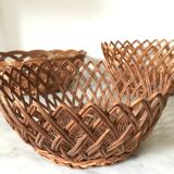 Lot of 3 wicker baskets