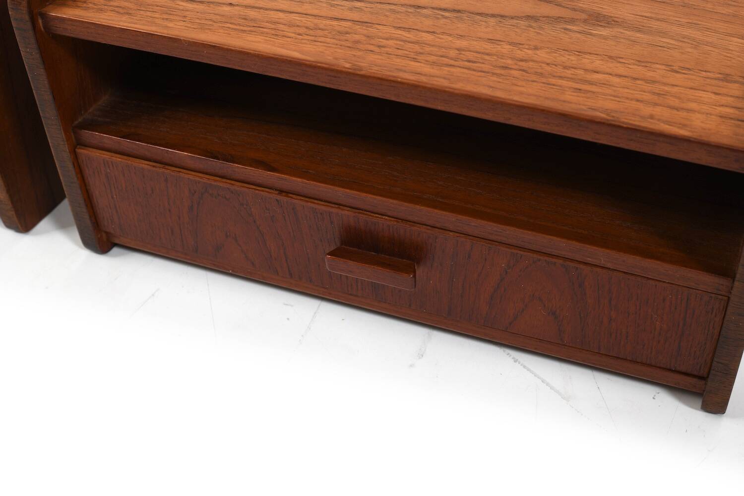 Danish Wall Mounted Nightstands in Teak 1960s