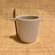 Enamelled ceramic cup of French handmade