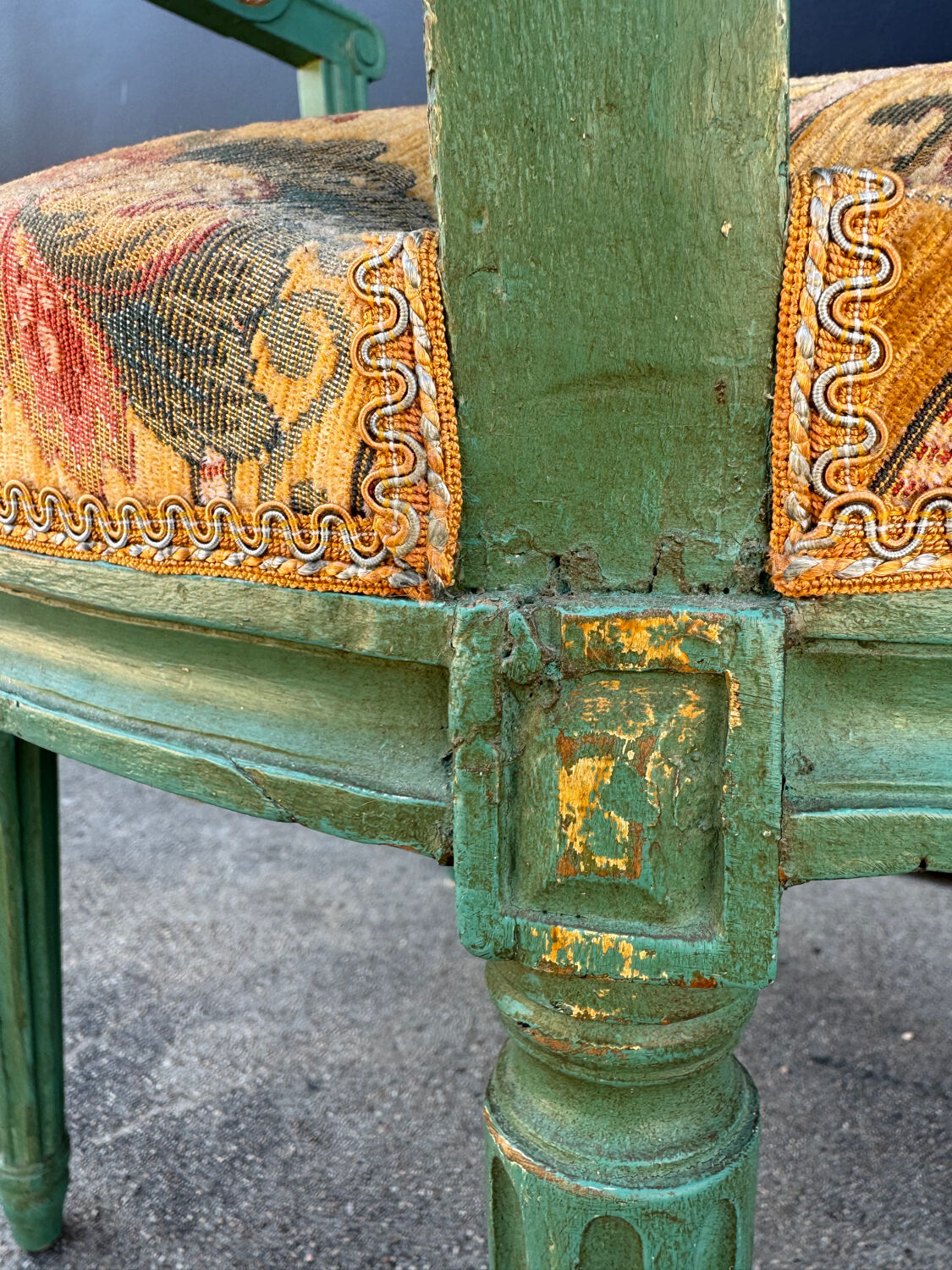 Louis XVI convertible armchair