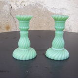 Paire de bougeoirs ancien